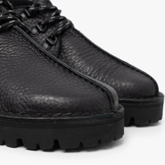 Clarks Originals Desert Trek XL Hike Shoe Black Leather - Picture 13 of 15